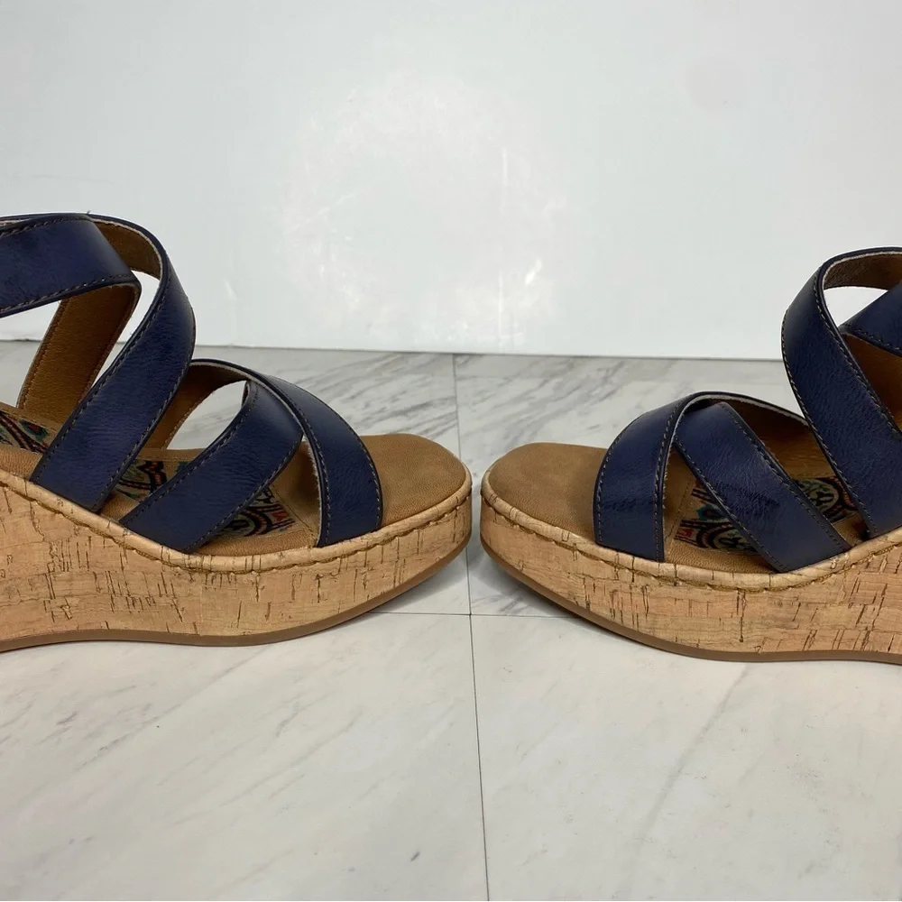 New! BOC Born Chiana Cork Wedge Sandal 11M